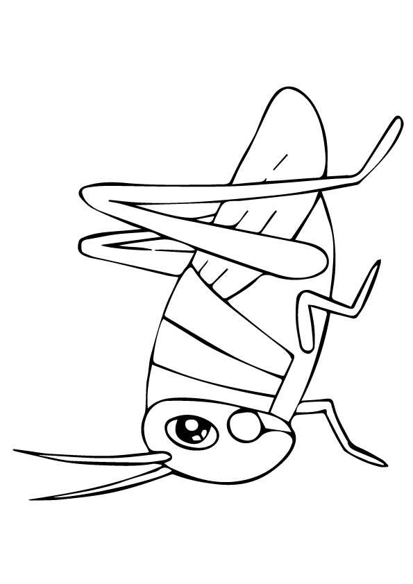 Plansa de colorat cu Greiere 30 24